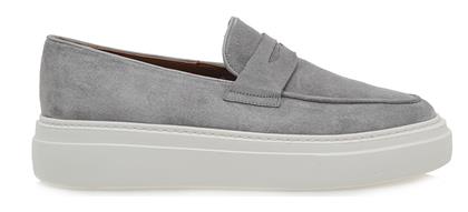 Suede Ανδρικά Loafers σε Γκρι Χρώμα Giovanni Morelli