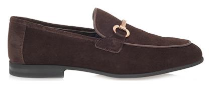 Suede Ανδρικά Loafers σε Καφέ Χρώμα Giovanni Morelli