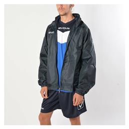 Basico RJ001 Navy Ανδρικό Μπουφάν Αδιάβροχο για Άνοιξη Μπλε Givova από το Cosmossport