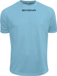 Givova MAC01-0005 Αθλητικό Ανδρικό T-shirt Μπλε με Λογότυπο από το HallofBrands