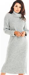 ΓΚΡΙ CASUAL ΠΛΕΚΤΟ ΦΟΡΕΜΑ - 516704 από το Style Icon Boutique