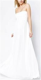 Glamorous Maxi Λευκό Φόρεμα Strapless από το Buldoza