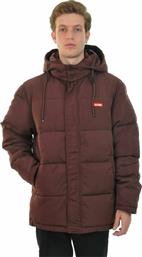 GLOBE APPAREL Μπουφάν GLOBE IGNITE PUFFER JACKET OXBLOOD Oxblood από το New Cult