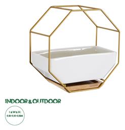 Κασπώ Λευκό 18x10x18εκ. GloboStar