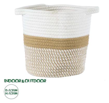 Κασπώ σε Καφέ Χρώμα 20x20cm GloboStar