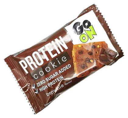 Μπισκότα Πρωτεΐνης με Κομματάκια Brownie Χωρίς Ζάχαρη 50gr Go On Nutrition