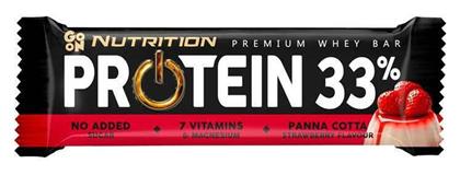 Premium Whey Μπάρα με 33% Πρωτεΐνη & Γεύση Panna Cotta 50gr Go On Nutrition