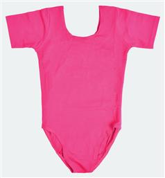Leotard Παιδικό Κορμάκι Κοντομάνικο Φούξια Godance