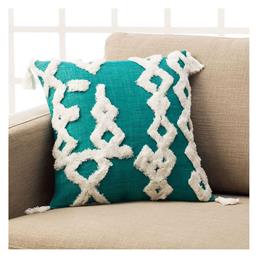 Διακοσμητική Μαξιλαροθήκη 43x43 Joy 539/18 Turquoise Gofis Home