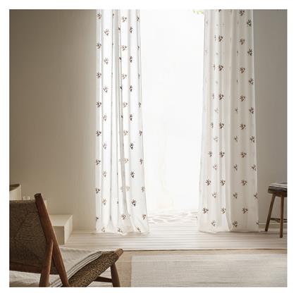 Κουρτίνα με Τρέσα Nairna 534 Λευκή 140x295εκ. Gofis Home