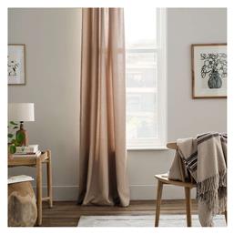 Κουρτίνα με Τρουκς Isolde 460/06 Μπεζ 140x280εκ. Gofis Home