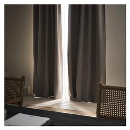 Κουρτίνα Συσκότισης με Τρέσα Μπεζ 155x280εκ. Gofis Home