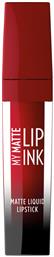 My Matte Lip Ink Liquid Κραγιόν Matte 08 5gr Golden Rose