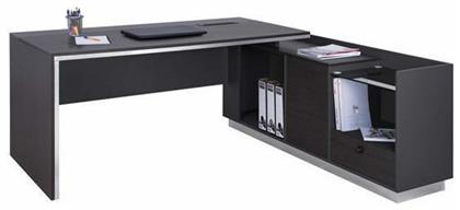 Γωνιακό Επαγγελματικό Γραφείο Rosewood 200x170x76εκ. Rosewood - HomeMarkt