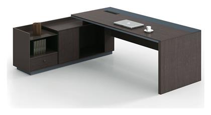 Γωνιακό Επαγγελματικό Γραφείο Advance 180x160x75εκ. Γκρι - Woodwell
