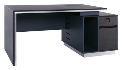 Γωνιακό Επαγγελματικό Γραφείο Advance 220x160x75εκ. Γκρι - Woodwell