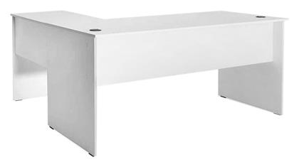 Γωνιακό Επαγγελματικό Γραφείο Rio 160x144x75εκ. Λευκό - Megapap