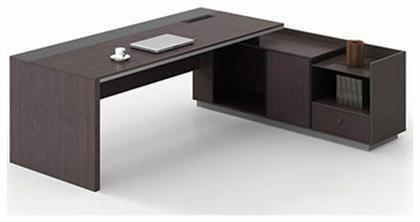 Γωνιακό Επαγγελματικό Γραφείο Rosewood 180x170x76εκ. Καφέ - HomeMarkt