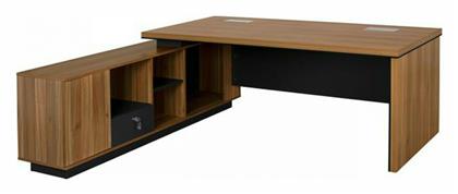Γωνιακό Επαγγελματικό Γραφείο Supreme 199x180x76εκ. Φυσικό - HomeMarkt