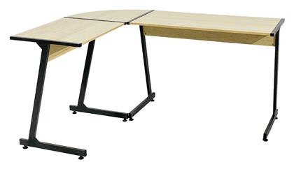 Γωνιακό Γραφείο 147x112x74εκ. Μαύρο / Φυσικό - HomeMarkt