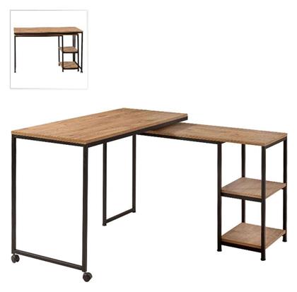 Γωνιακό Γραφείο Frenk 125x54.5x79εκ. Atlantic Pine - Megapap