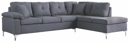 Γωνιακός 282x197x90εκ. Γκρι - HomeMarkt