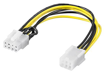 6 Pin PCIE female - 8 Pin PCIE male Cable 0.195m (93635) Goobay