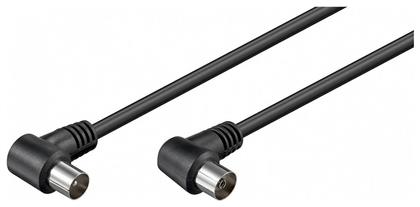 Antenna Cable Coax male - Coax female Μαύρο 1.5m (11525) Goobay