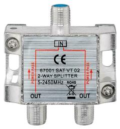 SAT-Splitter 2-way Διακλαδωτής Goobay