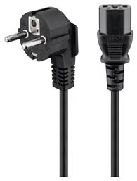 Schuko male - IEC C13 female Cable 1.5m Μαύρο (68604) Goobay