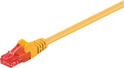 U/UTP Cat.6 Καλώδιο Δικτύου Ethernet 15m Κίτρινο Goobay