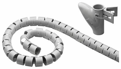 Wiretube Spiral 2.5m Γκρι Goobay