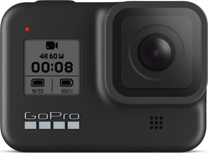 GoPro Hero8 Action Camera 4K Ultra HD με WiFi Μαύρη με Οθόνη 2''