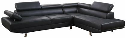 Goro Γωνιακός Μαύρος 270x200x87εκ. HomeMarkt
