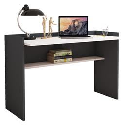 Γραφείο 118x58x80εκ. Γκρι, Λευκό - HomeMarkt