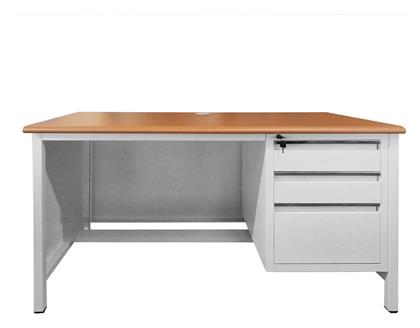 Γραφείο 120x60x75εκ. White / Maple - Woodwell