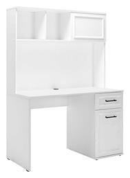 Γραφείο Country 120x60x167εκ. Λευκό - Megapap