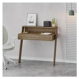 Γραφείο Cowork 94x50x91εκ. Ανοιχτό Καρυδί - Megapap