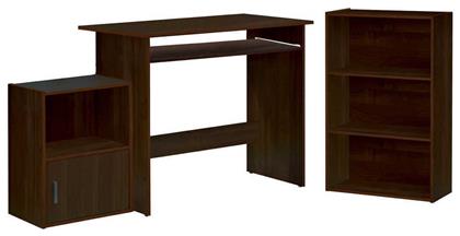 Γραφείο Decon με Βιβλιοθήκη 90x50x75εκ. Καφέ - Woodwell