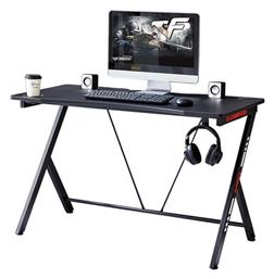 Γραφείο Gaming 120x60x75εκ. Μαύρο / Κόκκινο - Next