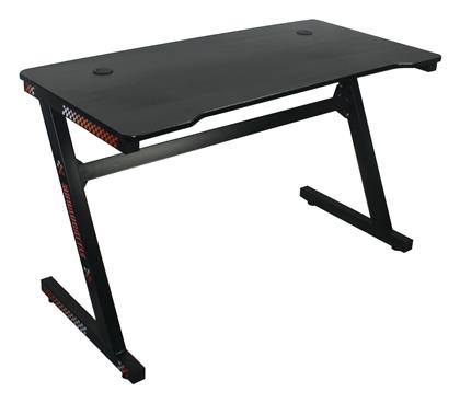 Γραφείο Gaming τ.Carbon 120x60x75εκ. Μαύρο - Woodwell
