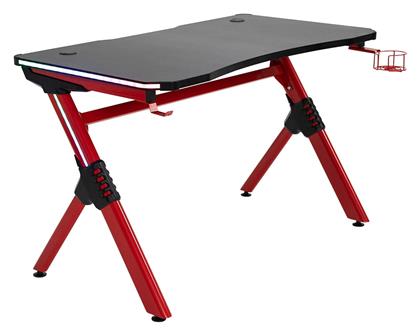 Γραφείο Gaming Vader με LED & USB θύρες 120x65x75εκ. Μαύρο - ArteLibre