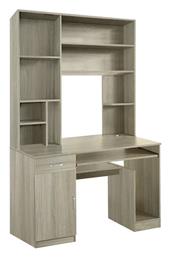 Γραφείο Υπολογιστή Novelty με Βιβλιοθήκη 120x55x182εκ. Sonoma - Pakketo