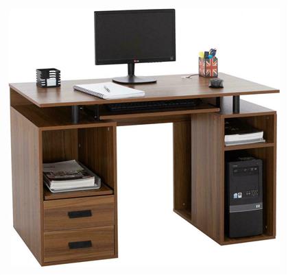 Γραφείο Υπολογιστή Status 120x55x76εκ. Walnut - HomeMarkt