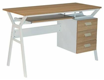 Γραφείο Υπολογιστή Unit 120x54x76εκ. Μπεζ - Woodwell