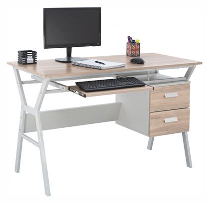 Γραφείο Υπολογιστή Vitino 120x60x76εκ. Καφέ - HomeMarkt