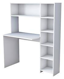 Γραφείο Janson με Βιβλιοθήκη 113x40x142εκ. Λευκό - Pakketo