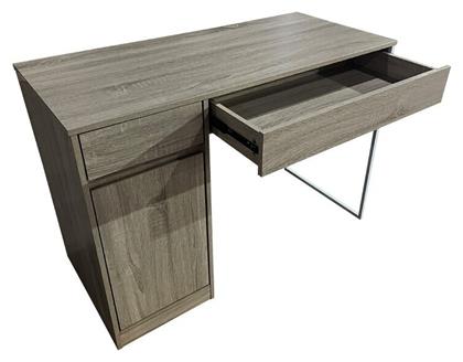 Γραφείο Kantor 110x50x76εκ. Φυσική Απόχρωση-λευκό - Pakketo