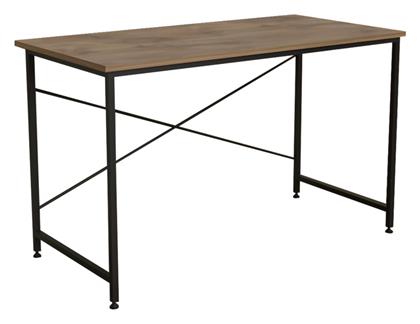 Γραφείο Karvem 120x60x73εκ. Oak / Μαύρο - Pakketo