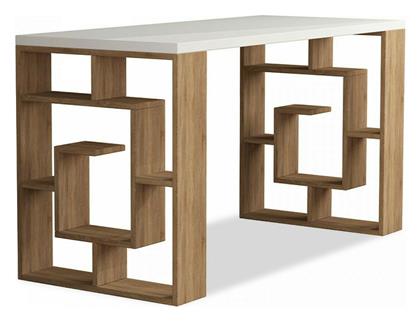 Γραφείο Labirent 140x60x75εκ. Μπεζ - Pakketo